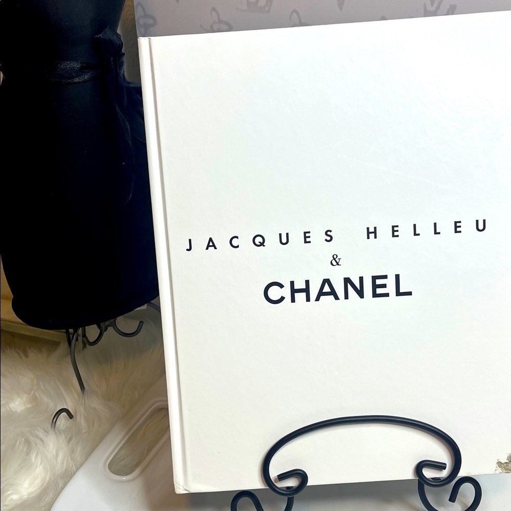 CHANEL White Hardcover Book by Jacques Helleu